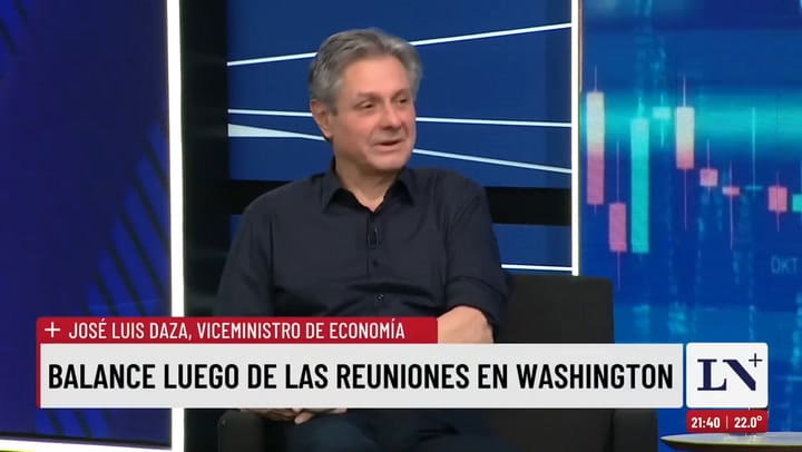Entrevista de José Luis Daza, viceministro de Economía, en LN+