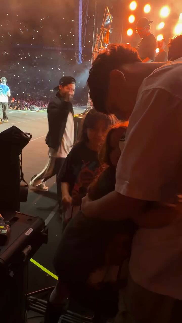 Ian Lucas compartió un cálido momento con la hija de Evangelina Anderson