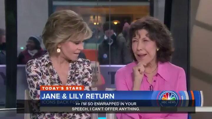 La gran respuesta de Jane Fonda ante un comentario sobre cirugías plásticas de Lily Tomlin