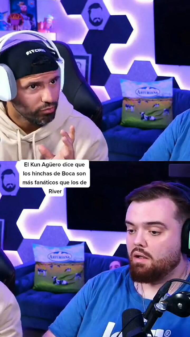 La opinión del Kun Agüero sobre los hinchas de Boca y River