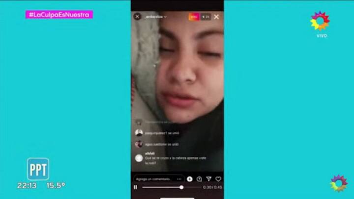 El llamativo vivo de la novia de Fernando Sabag Montiel antes de ser detenida.