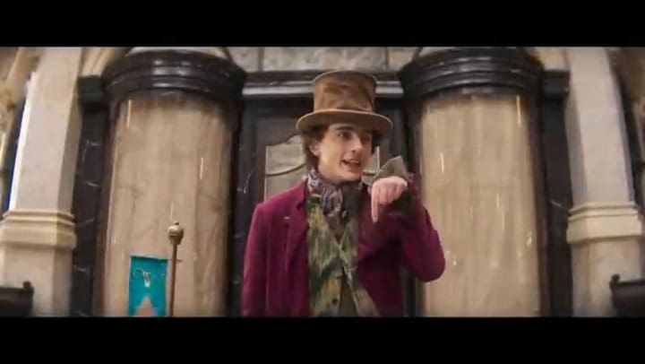 Wonka con Timothée Chalamet
