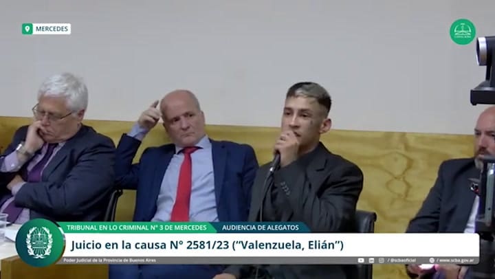 La palabra de L-Gante en el tribunal