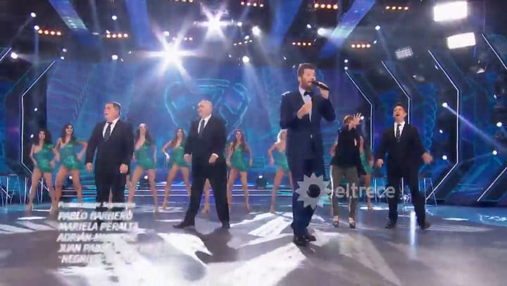 Tinelli bromeó sobre el apagón - Fuente: El Trece