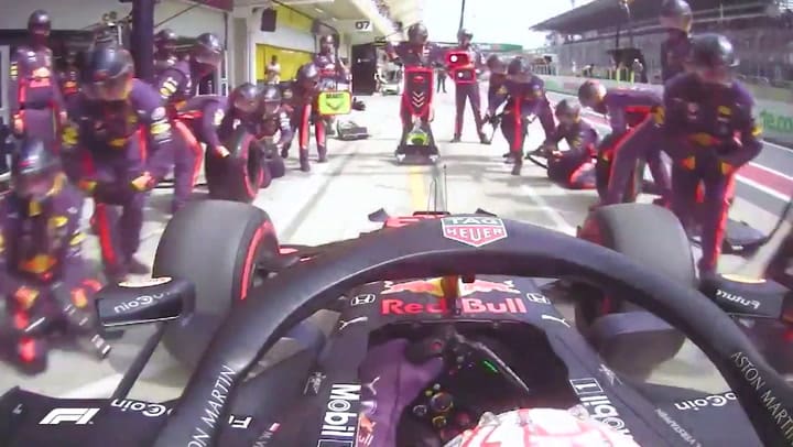 Parada en boxes más rápida: Verstappen en Brasil 2019