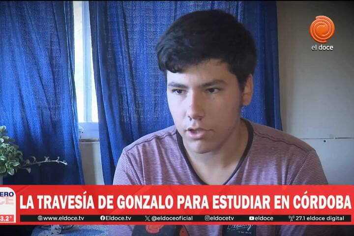 La historia de Gonzalo, el joven que se hizo viral por su situación para estudiar en la universidad