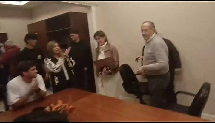 El festejo de Adolfo Rodríguez Saa en San Luis