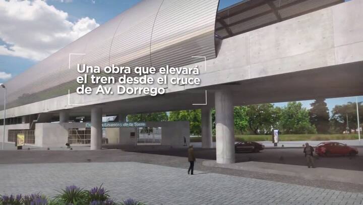 El nuevo viaducto que elevará la vía del Tren Mitre ramal Tigre entre las Avenidas Dorrego y Congres