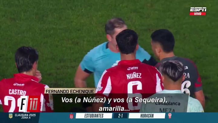 Final caliente en Estudiantes vs, Huracán