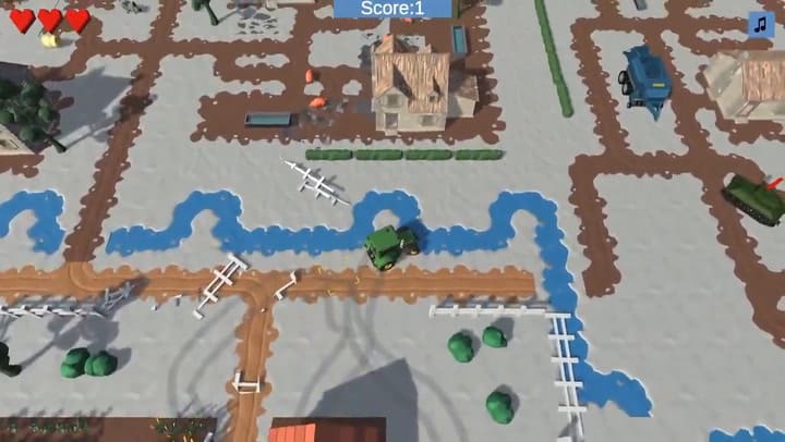 Farmers Stealing Tanks, el juego que homenajea a los granjeros ucranianos