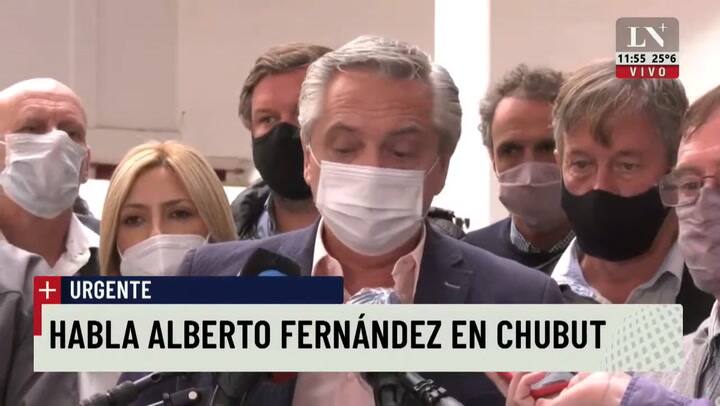 Exclusivo LN+: incidentes en la llegada del Presidente a Chubut