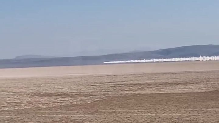 El momento previo al fatal accidente de Jesse Combs