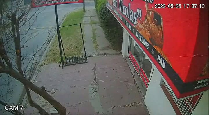 El accidente que sufrió El Noba con su moto en Florencio Varela