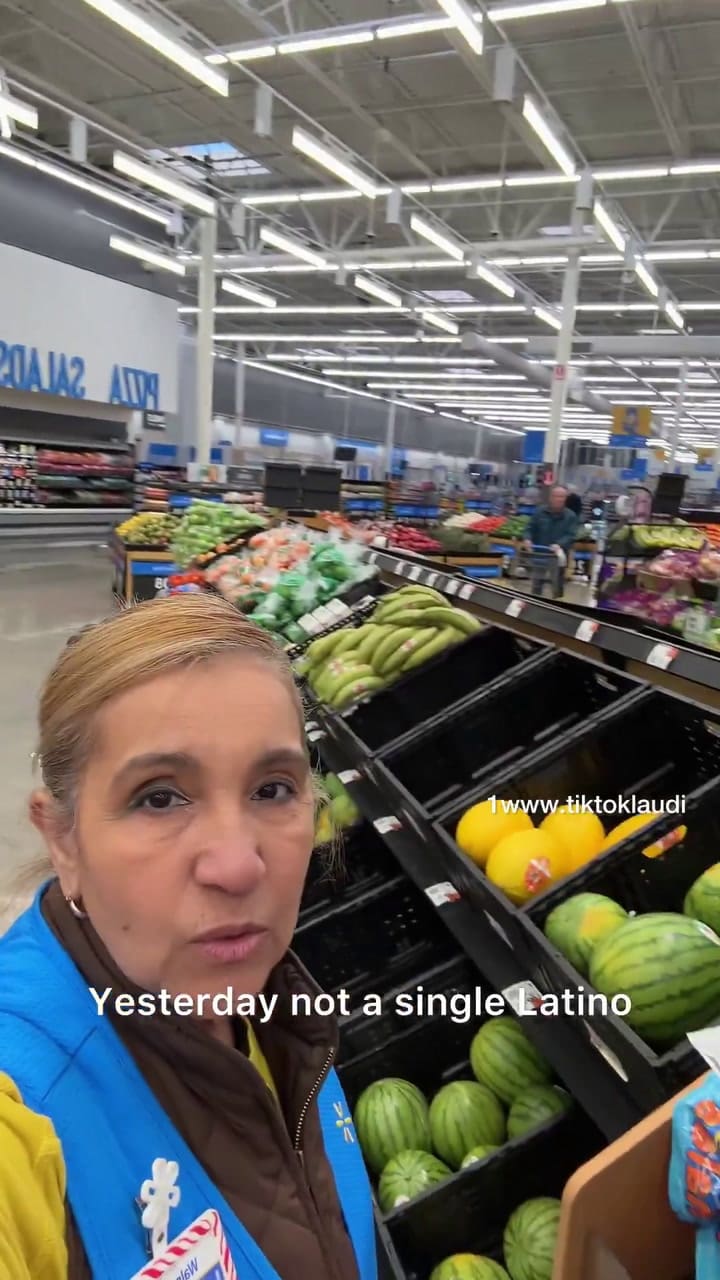 Así se ve un Walmart vacío por el miedo a los operativos del ICE