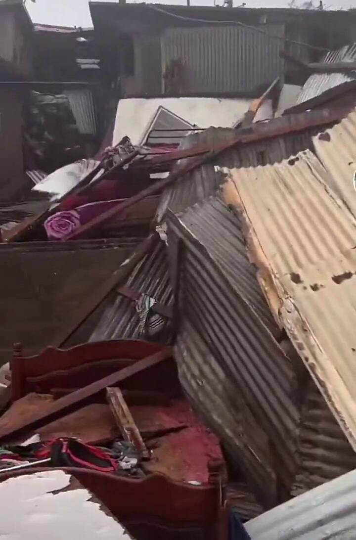 Destrozos del ciclón Chido (twit 3) 3