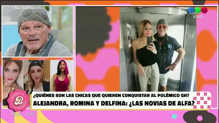 Alfa confirmó que está en pareja con Delfina Wagner