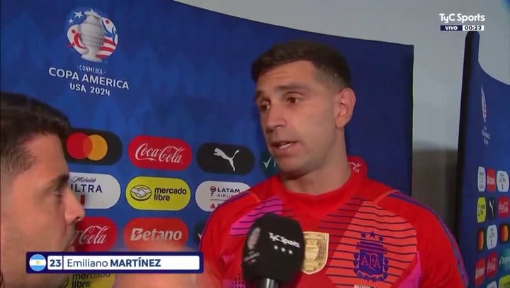 La emoción de Dibu Martínez al recordar cómo son sus entrenamientos