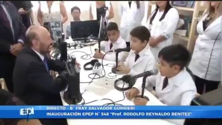 La insólita entrevista de Insfrán con tres alumnos tras la inauguración de una escuela en Formosa