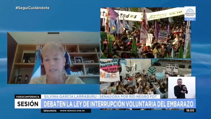Aborto legal: Silvina García Larraburu, el primer voto 'celeste' que devino en 'verde'