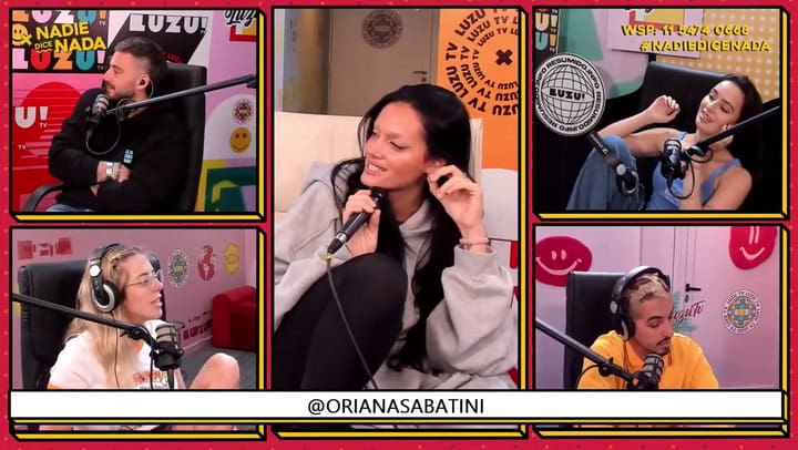 Oriana Sabatini habló de la tanatopraxia en Nadie dice nada (Luzu Tv)