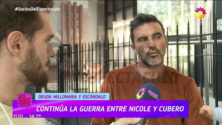 Fabián Cubero habló de la relación entre Nicole Neumann y su hija Indiana
