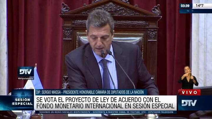 Con apoyo opositor y fractura oficialista, Diputados aprobó el acuerdo con el FMI