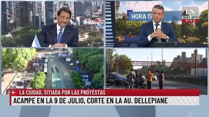 La bronca de Feinmann con los cortes de luz: “¡Paren un poquito!”