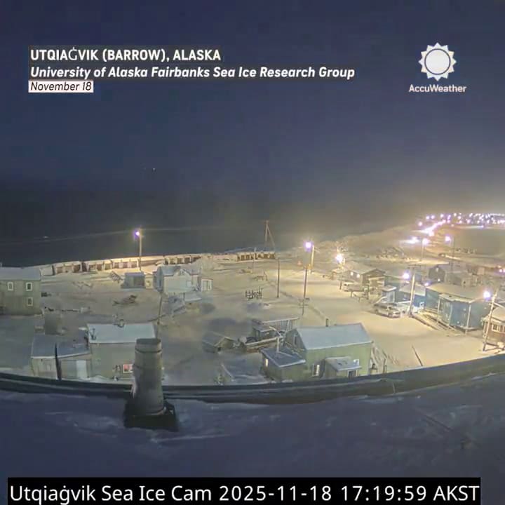 Video del último amanecer y atardecer del año en Utqiagvik