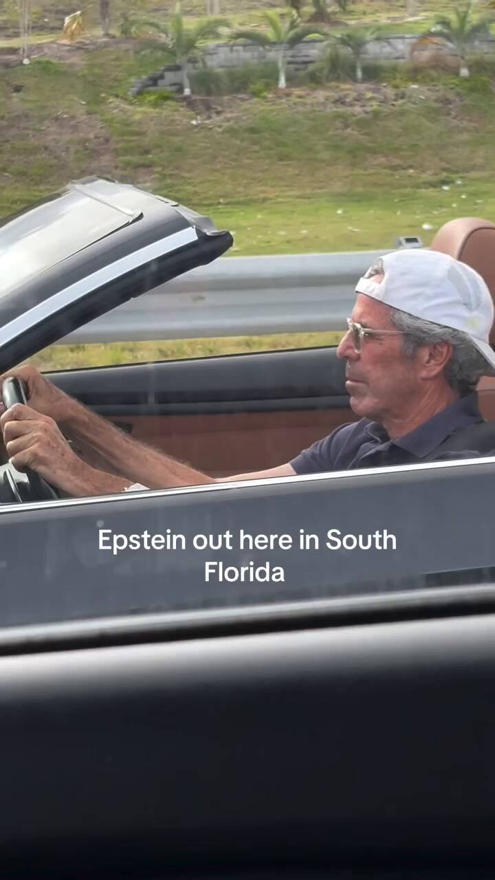 El hombre se volvió viral por su parecido con Epstein