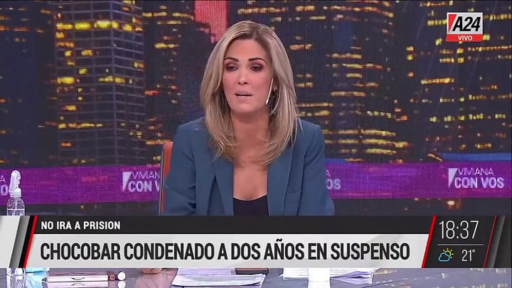 Viviana Canosa contra Gustavo Sylvestre: 'Sos un inmoral' - Fuente: A24