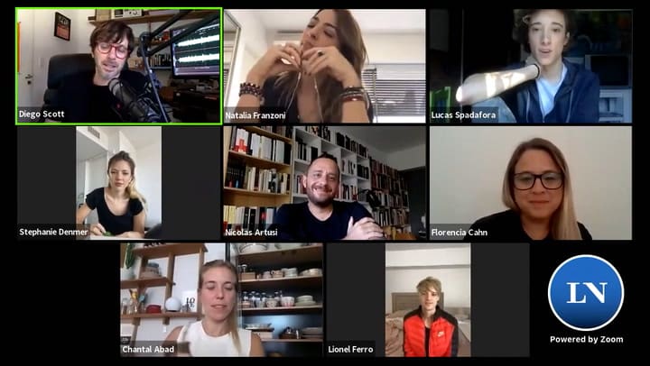 Lucas Spadafora: cómo fue una audición por zoom