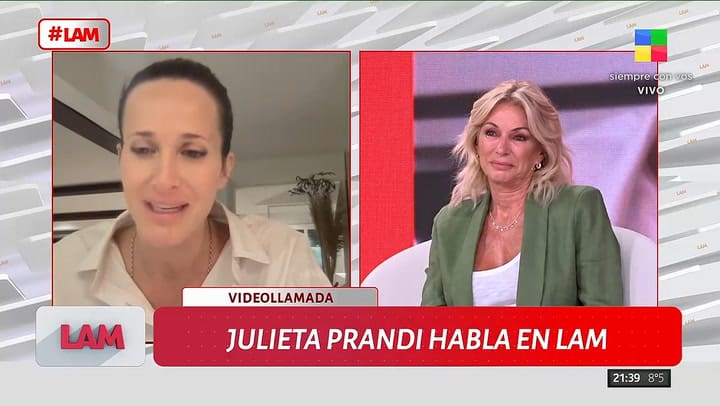 Julieta Prandi hizo llorar a Yanina Latorre