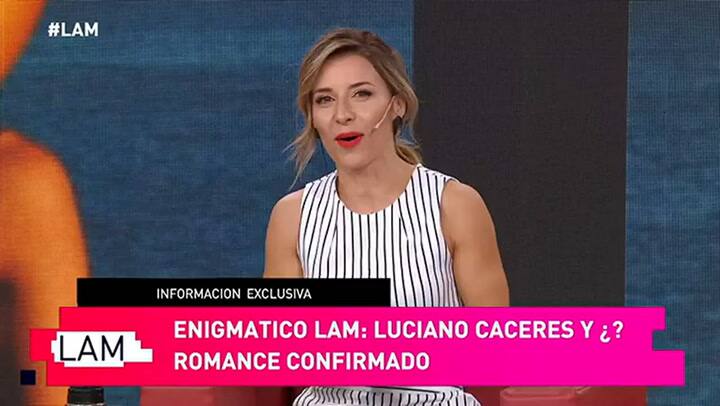 Luciano Cáceres está de novio con una excronista de LAM