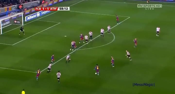 El increíble hilo viral en X de Lionel Messi desafiando las leyes de la física