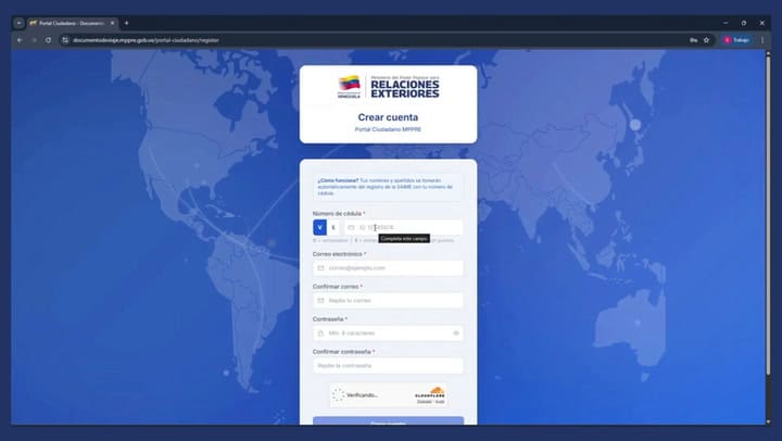 Cómo registrar y activar la cuenta en el portal MPPRE