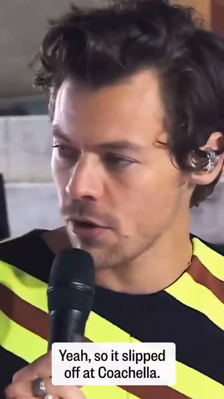 Harry Styles agradeció a sus fans por encontrar su preciado anillo