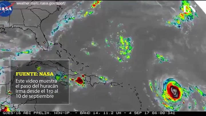 Cómo fue el paso de Irma por el Caribe