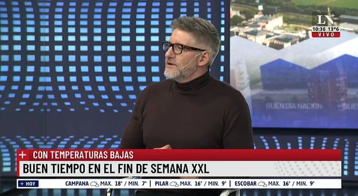 Juan Pablo Zanotto divirtió a Luis Novaresio con sus imitaciones