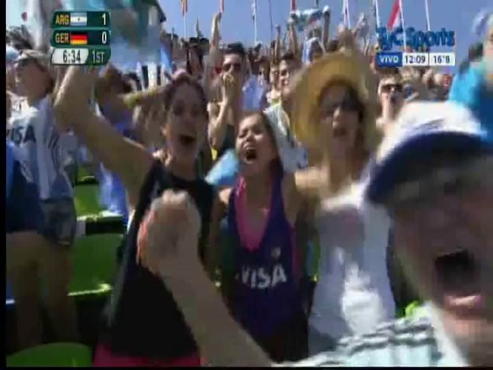 Los Leones golearon 5-2 a Alemania