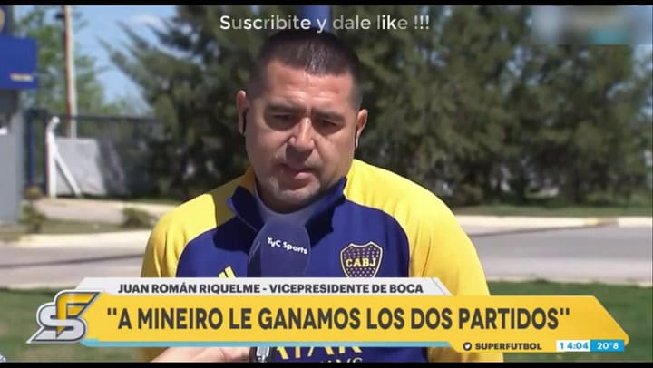 El tenso cruce entre Juan Román Riquelme y José Chatruc