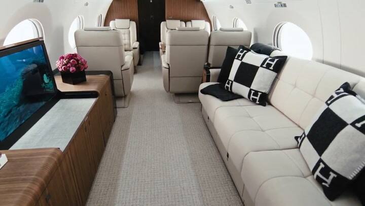 El avión de Jeff Bezos