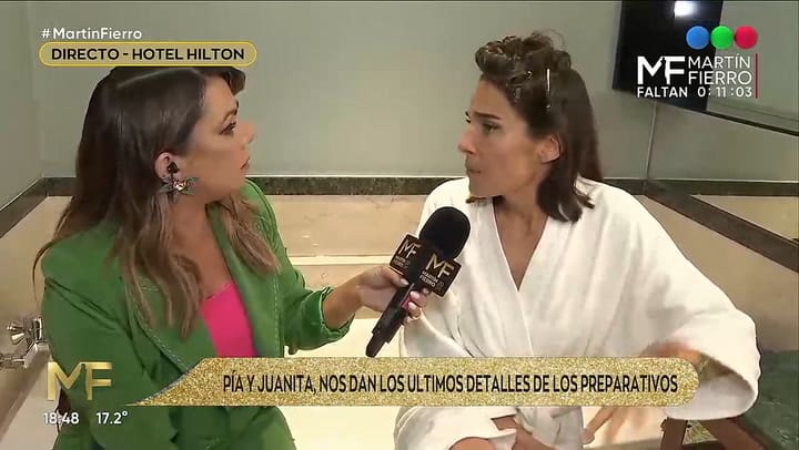 Juana Viale apunto contra los Martin Fiero