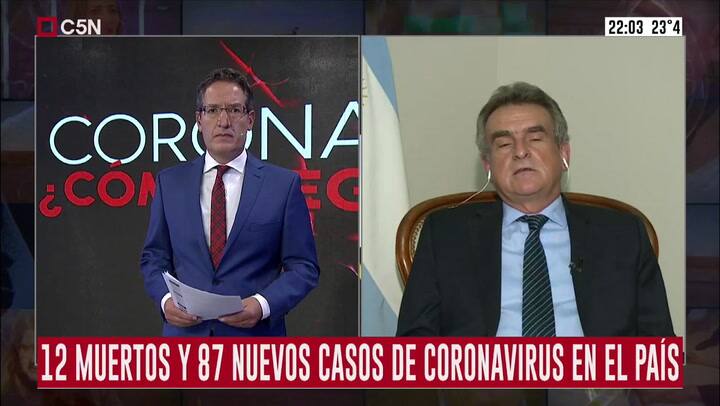 Rossi: 'Acabo de firmar el decreto para cerrar las fronteras' - Fuente: C5N