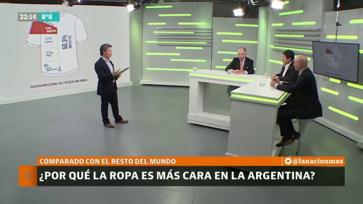 La remera que explica por qué la ropa es cara en Argentina