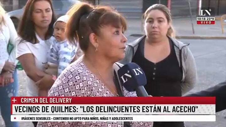 Nos están emboscando'. La dura revelación de una vecina de Quilmes que indignó a Majul