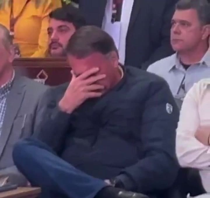 El llanto de Jair Bolsonaro