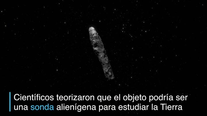Un extraño objeto en el espacio despertó teorías extraterrestres - Fuente: AFP