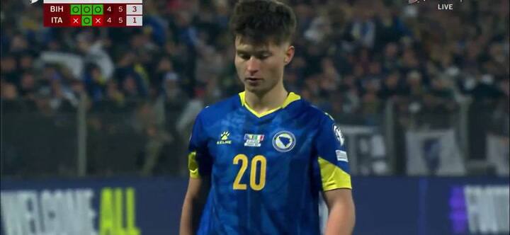 El penal que le dio la clasificación a Bosnia