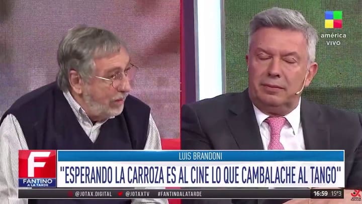 Brandoni confesó que fue insultado por un colega a causa de la grieta