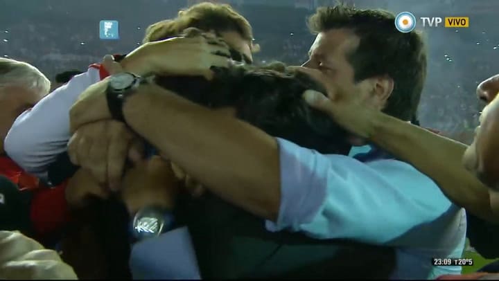 Gallardo expresó su orgullo cuando su equipo ganó la Copa Libertadores de 2015.